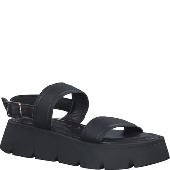 Basutės moterims, Juoda, SANDALS