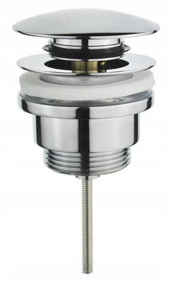 Praustuvo išleidimo angos "click-clack" 66 mm chromuotas, 66 mm