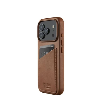 iPhone 17 Pro Wallet Leather Case - Tan