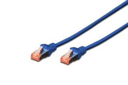 DIGITUS Patchkabel Cat6 S/FTP 2xRJ45 5.0m blau Hebelschutz Polybeutel kaina