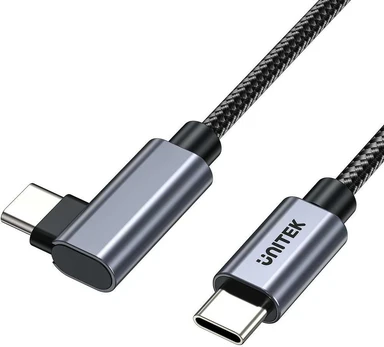 Kabelis USB Unitek USB-C - USB-C 5 m Sidabrinė (C14123BK-5M)