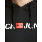 Jack & Jones Džemperis Corp Old Logo 12137054 Juoda Regular Fit