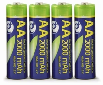 Elementai Gembird Rechargeable, AA, 1.2 V, 4 vnt. kaina