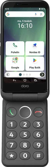 Doro Aurora A21 išmanusis telefonas, grafito spalvos