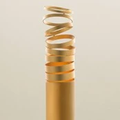 "Artemide Decomposé" LED grindų lempa aukso spalvos