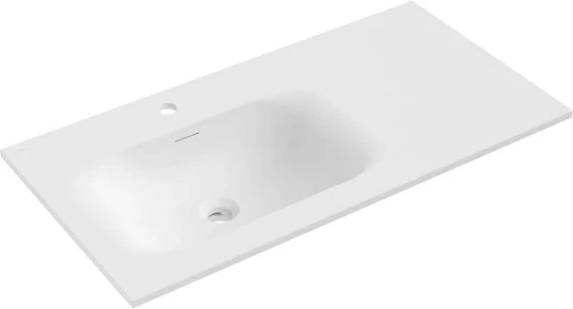 Praustuvas Mexen Vela, Left, 91 x 46,5 cm, Baltas matt