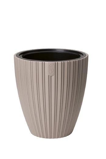 Vazonas Form Plastic Mika 5090-051, plastikinis, Ø 29 cm, rudas