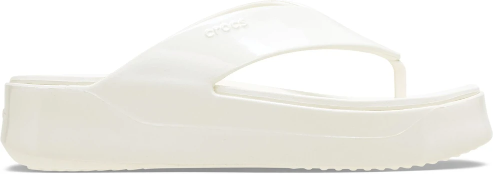 Crocs™ GETAWAY PLATFORM PATENT FLIP Chalk - 42,5