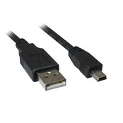 Sharkoon Kabelis USB 2.0 A-B Mini 0.5m juodas