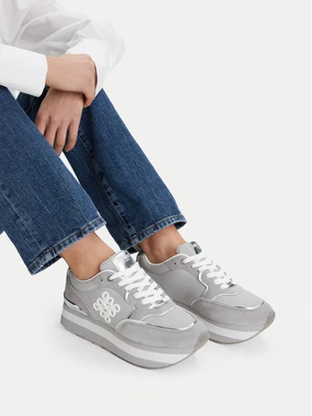 Laisvalaikio batai Nine West SS25-3C093 Sidabrinė