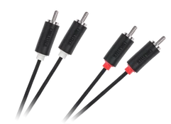 2RCA-2RCA kabelis 1 m Cabletech standartas kaina