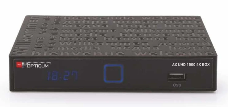 Opticum 1500 4K BOX DVB-S2 AX UHD