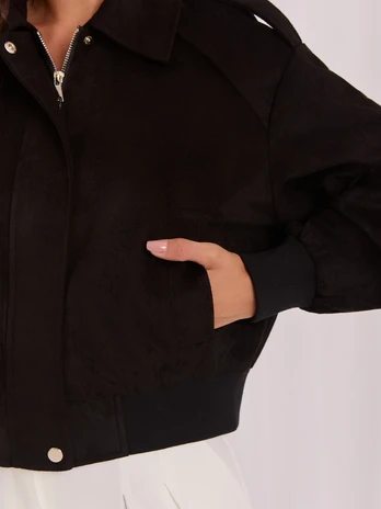 Italy Moda Striukė-IR-KR-AY987.97P-juoda