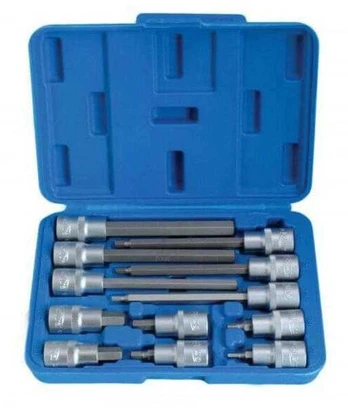 SATRA KLUCZE NASADOWE DŁUGIE HEX 1/2" 12el.