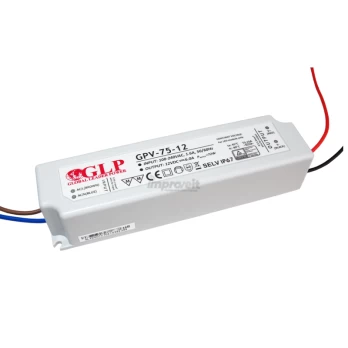 GLP maitinimo šaltinis 12V 72W IP67 (GPV-75-12)