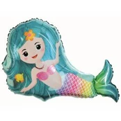 Folijinis balionas Mermaid, 66 cm