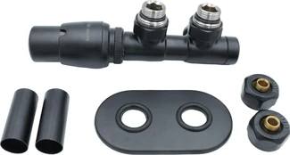 Thermostatic valve for bathroom radiator - left kaina
