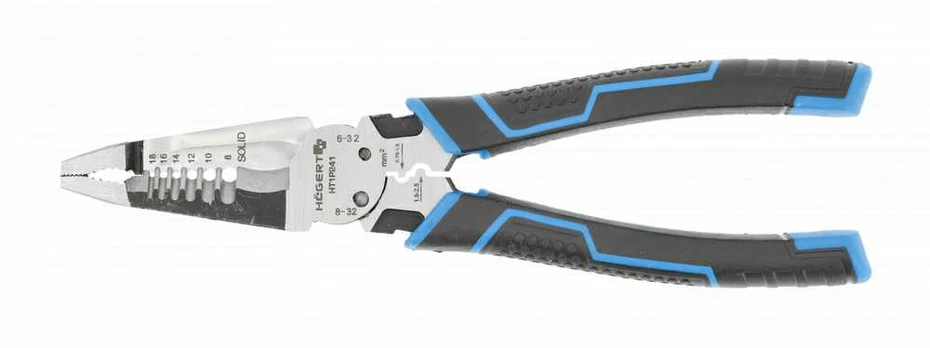 Elektriko replės Hogert HT1P241; 200 mm