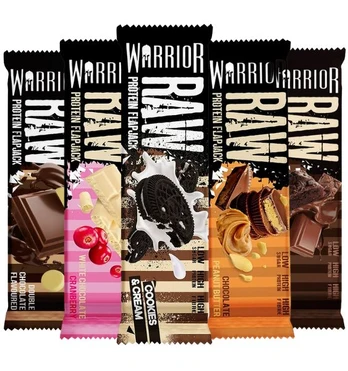 Warrior Raw Protein Flapjack, Cookies &amp; Cream, 75 g