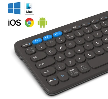 ZAGG Pro Klaviatūra 15, Bluetooth, QWERTY, Juodas