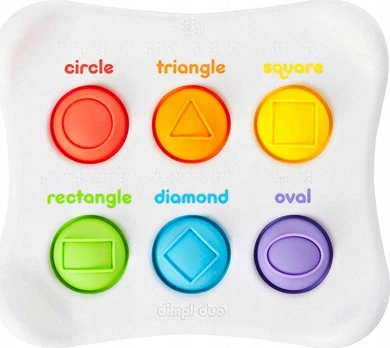 Dėlionė Fat Brain Toys Sensorinis žaislas „Dimpl Duo“