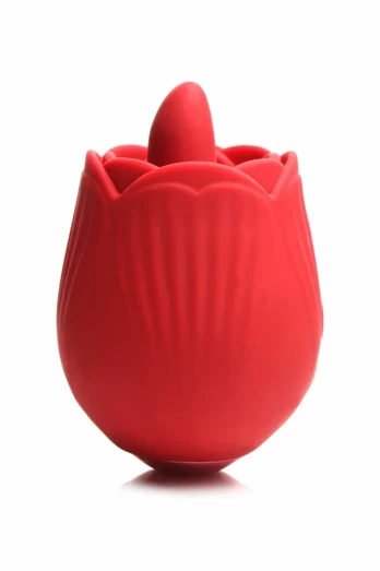 BLOOMGASM French Rose Raudona Intimate Stimulation Device 10 Modes Silicone
