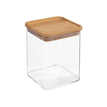 Bamboo ESKE birių produktų talpa, bambukinis dangtelis, 1L
