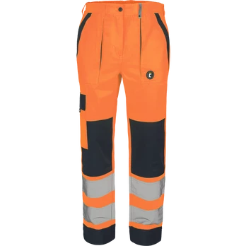 Darbo kelnės moterims Cerva Max Neo HV, oranžinė, 38 dydis