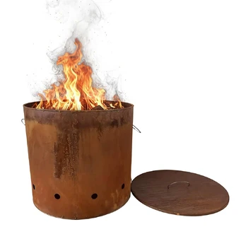 Relaxdays Ugnies statinė, Corten plienas, ruda