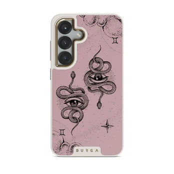 Gemini - Samsung Galaxy S25 Case, Elite Light (Magnetic) / Gold / Pink