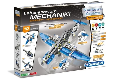 Konstruktorius Clementoni Laboratorium Lėktuvas