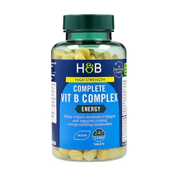 HOLLAND & BARRETT HIGH STRENGTH COMPLETE VIT B COMPLEX maisto papildas, 240 tablečių