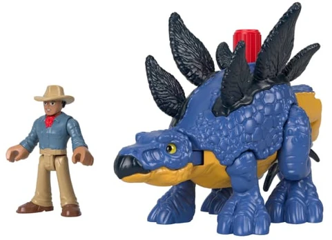 Imaginext Jurassic World Stegosaurus, Dr Grant