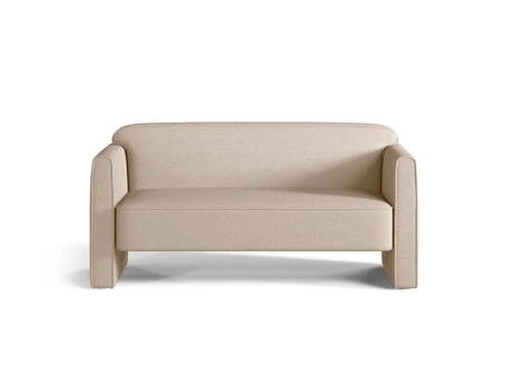 Sofa, "Abby", 2 Seats, 140x80x69, Sand