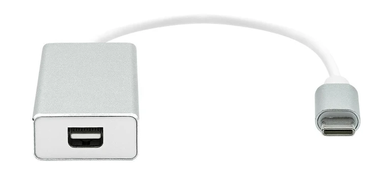 Adapteris USB ProXtend ProXtend USB-C prie Mini DP 20cm sidabrinis