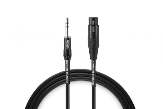 Warm Audio Šiltas garsas - Kabelis Interconnect PRO XLRf - TRSm 1.8m
