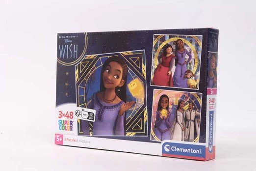 Clementoni CLE puzzle 3x48 SuperKolor Wish 25310