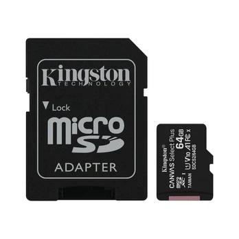 Atminties kortelė telefonui Kingston CANVAS Select Plus 64GB SDCS2/64GB