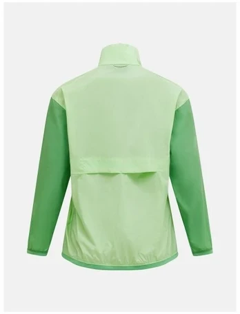 Moteriška elastinga vėjo striukė Peak Performance Wind Crew, žalia