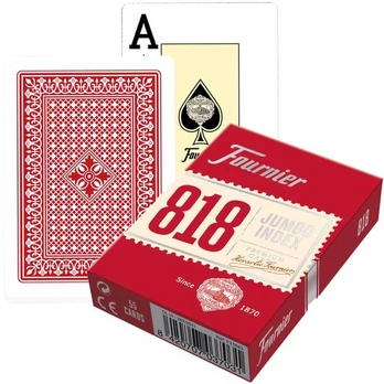Fournier 818 Pokerio kortos (Raudonos)