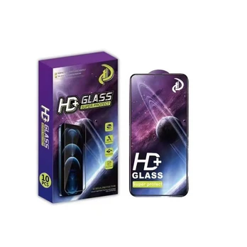 Telforceone Tempered glass 9D for iPhone 16 Pro Max juodas frame 10in1