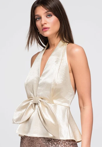 Palaidinė moterims Ombre OW-TS-E0051, smėlinė