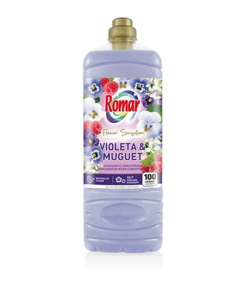 Romar koncentruotas audinių minkštiklis Violet&Muguet, 2000ml