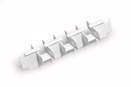 Lubinių karnizų priedas, balta