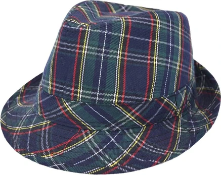 Skrybėlė vyrams Trilby Tartan