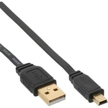 Kabelis USB InLine USB-A - miniUSB 5 m Juodas (31850F)