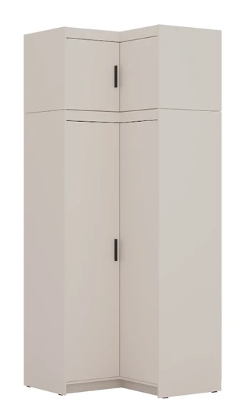 Kampinė spinta ENA 2D su antresole
