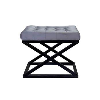 Pouffe Capraz - Black, Grey v2
