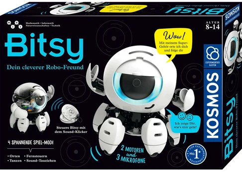 Kosmos Bitsy – jūsų protingas robo draugas, eksperimentų dėžutė