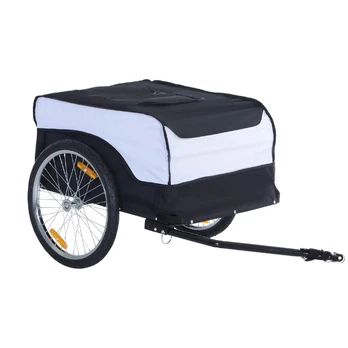 Homcom Dviračio priekaba 40 kg 140x77x65 cm